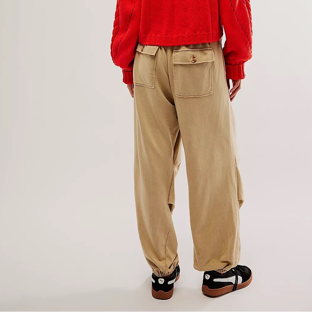 NEW Free People FP One Arlet Parachute Pants In Bay Bottom - Picture 2 of 14